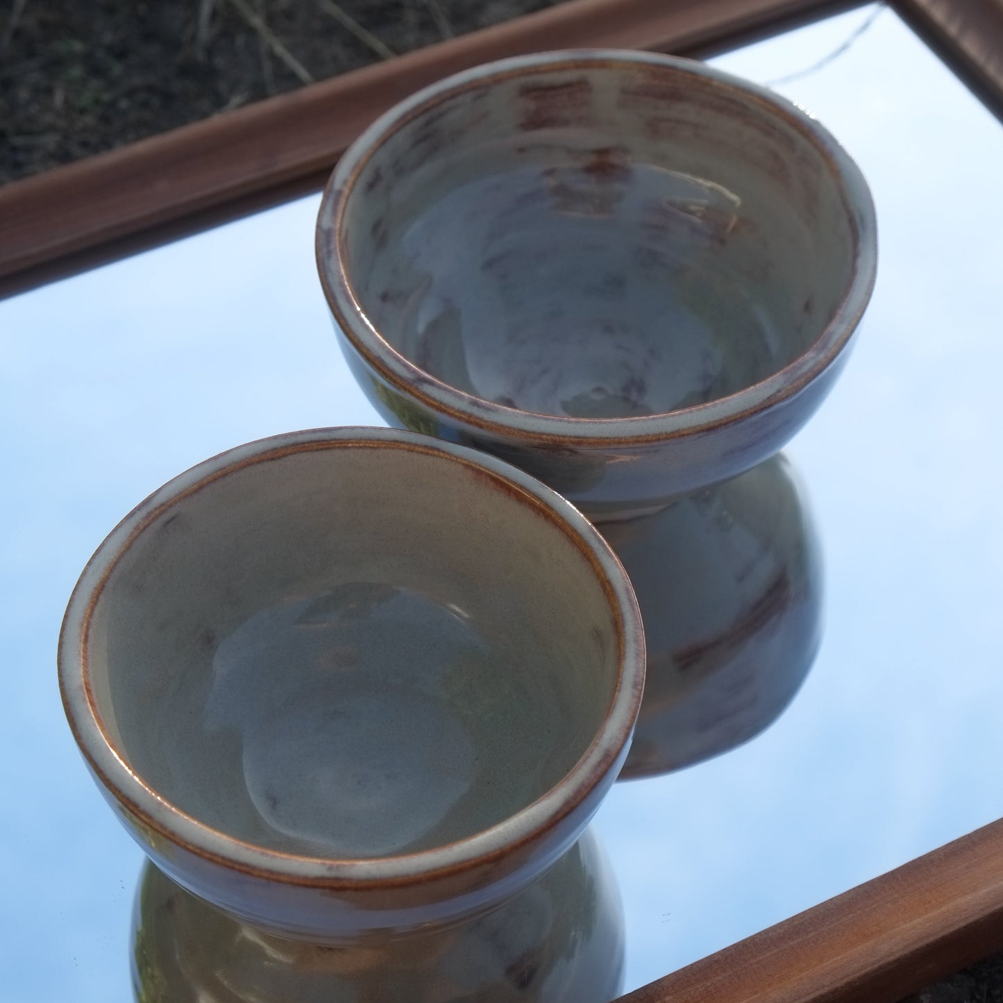 2 Antique Pearl Bowls