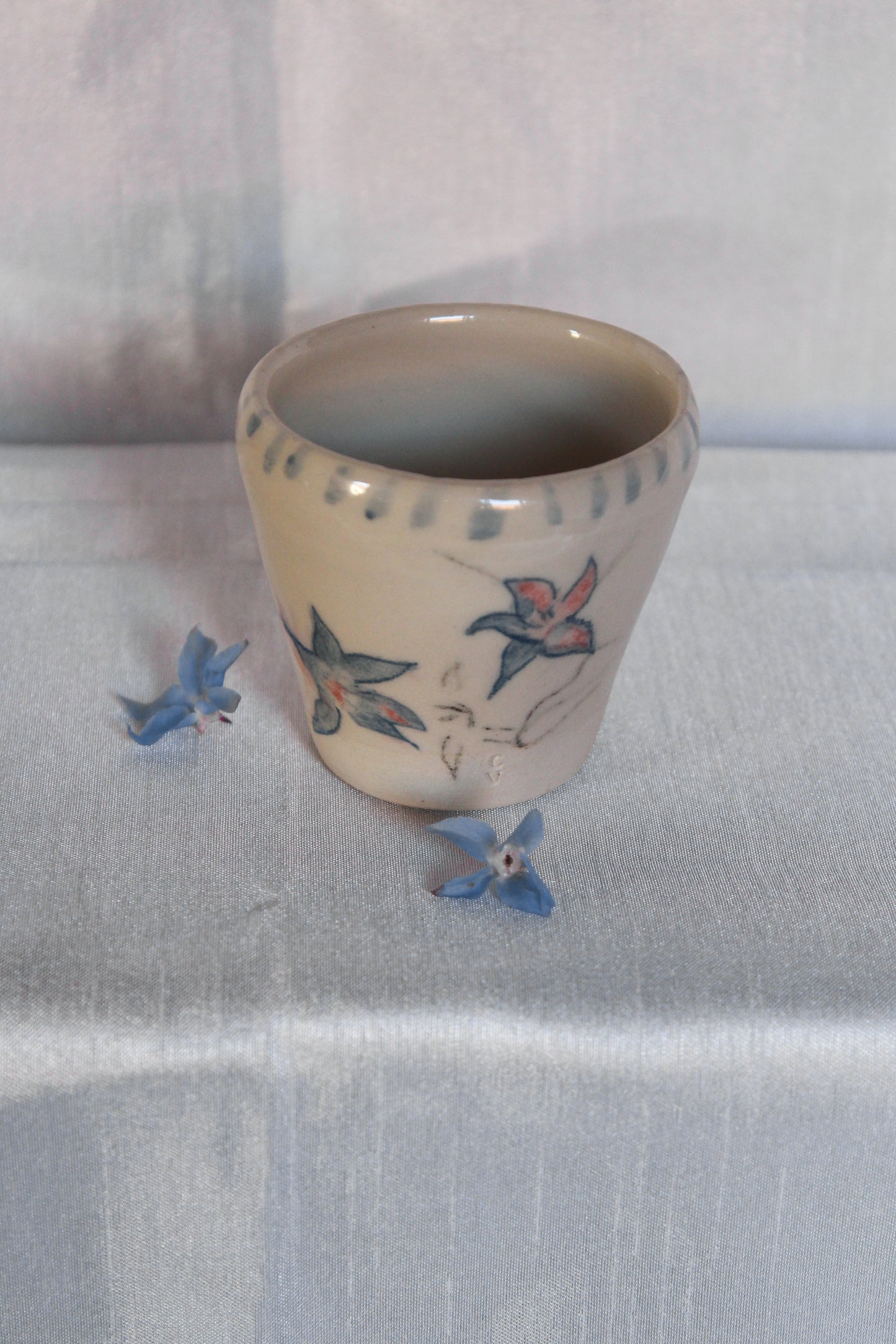 Expresso Cup - Borage Flowers