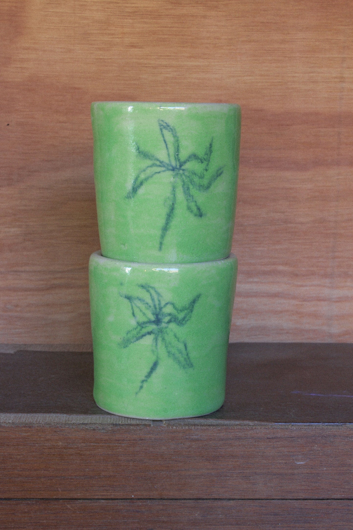 2 Green Cups