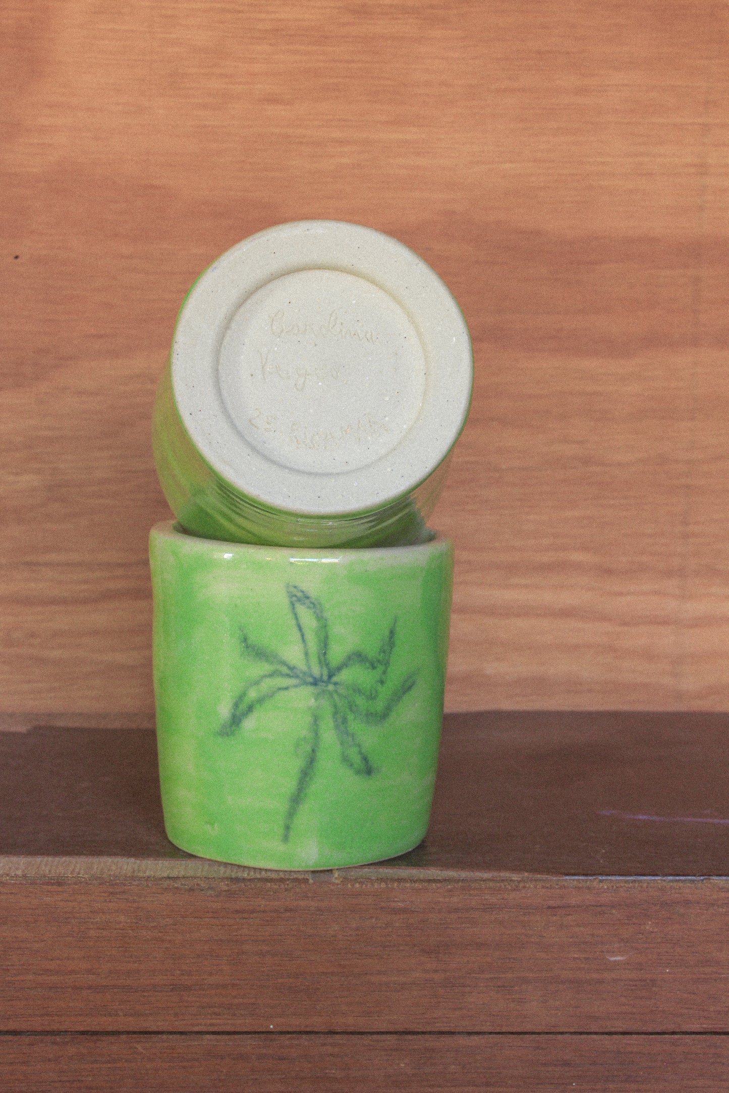 2 Green Cups